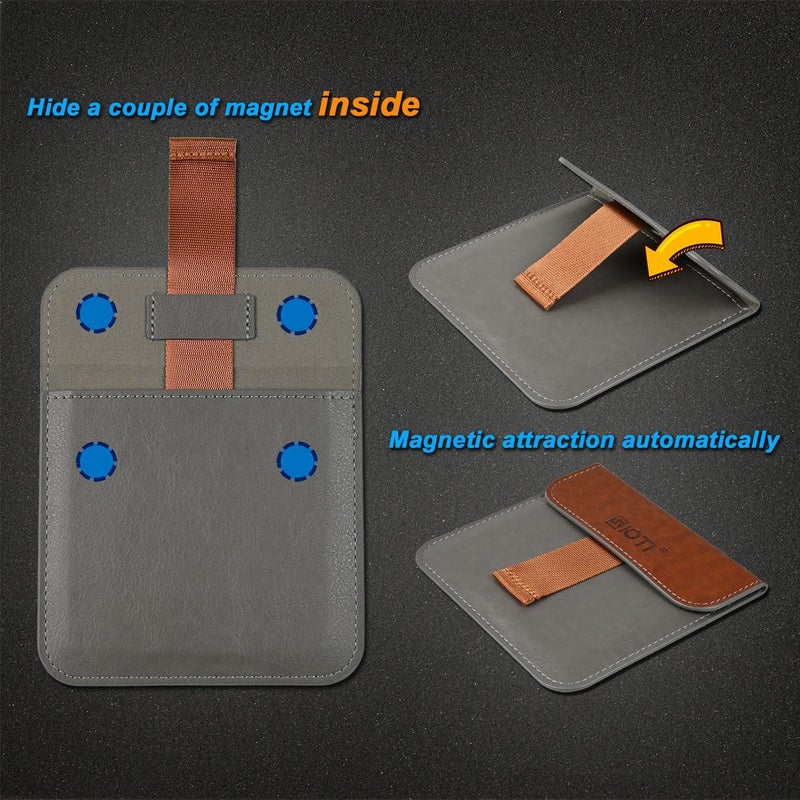 SIOTI Camera 100 * 100mm Square Filter Case, Leather Filter Pouch, Compatible with 100mm*100mm Square ND/GND/Colorful Filter - Image 4